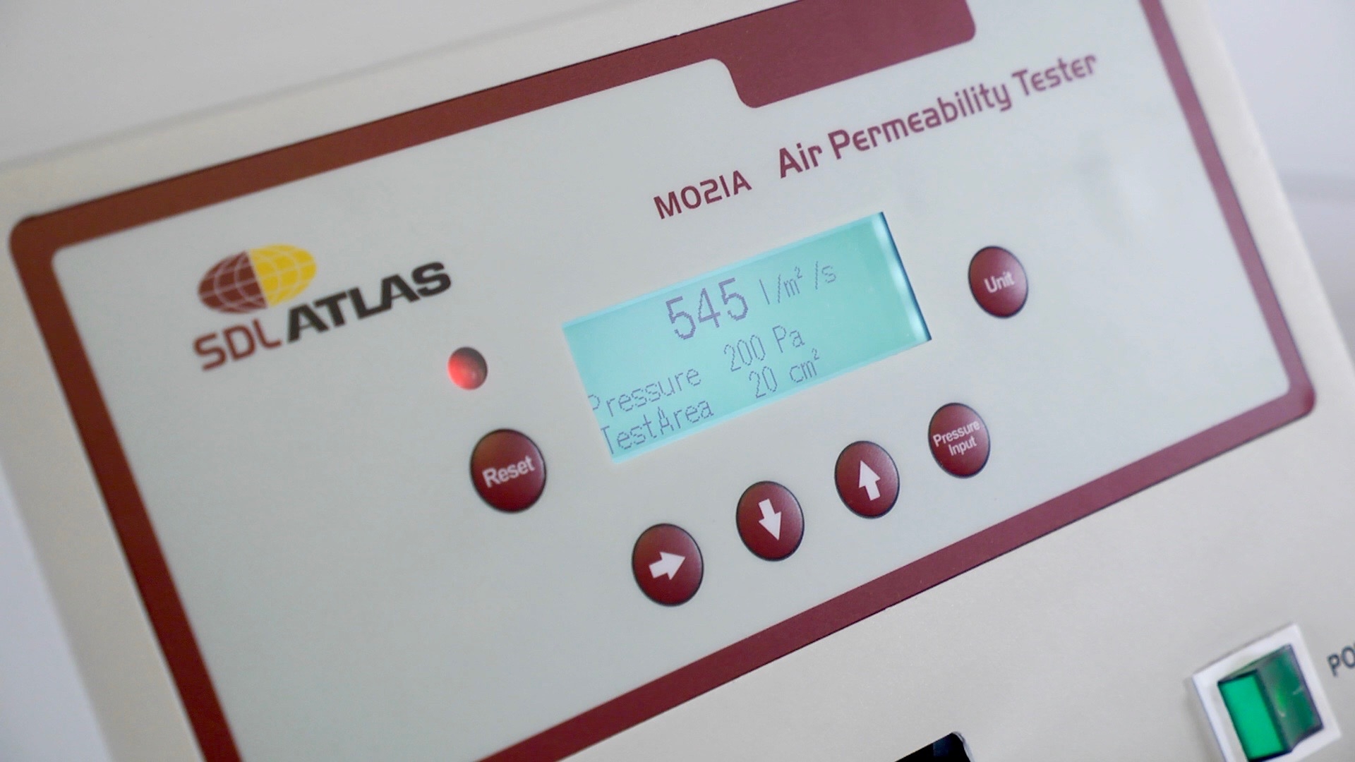 Airperm Air Permeability Tester Saga Instruments Pte Ltd